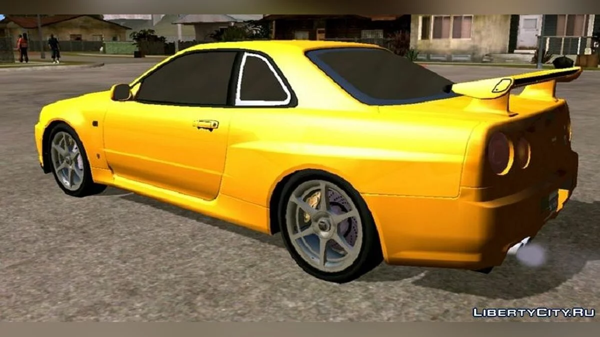 日产 Skyline GT-R R34 V-Spec / GTA San Andreas (iOS, Android)