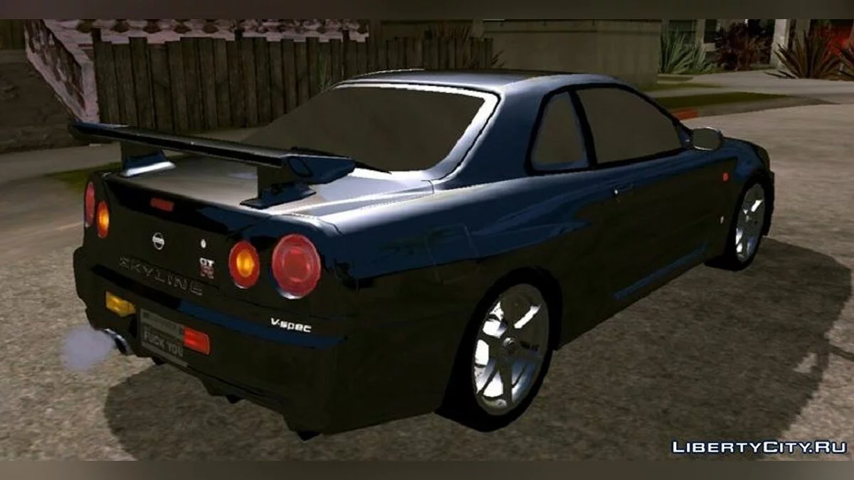 日产 Skyline GT-R R34 V-Spec / GTA San Andreas (iOS, Android)