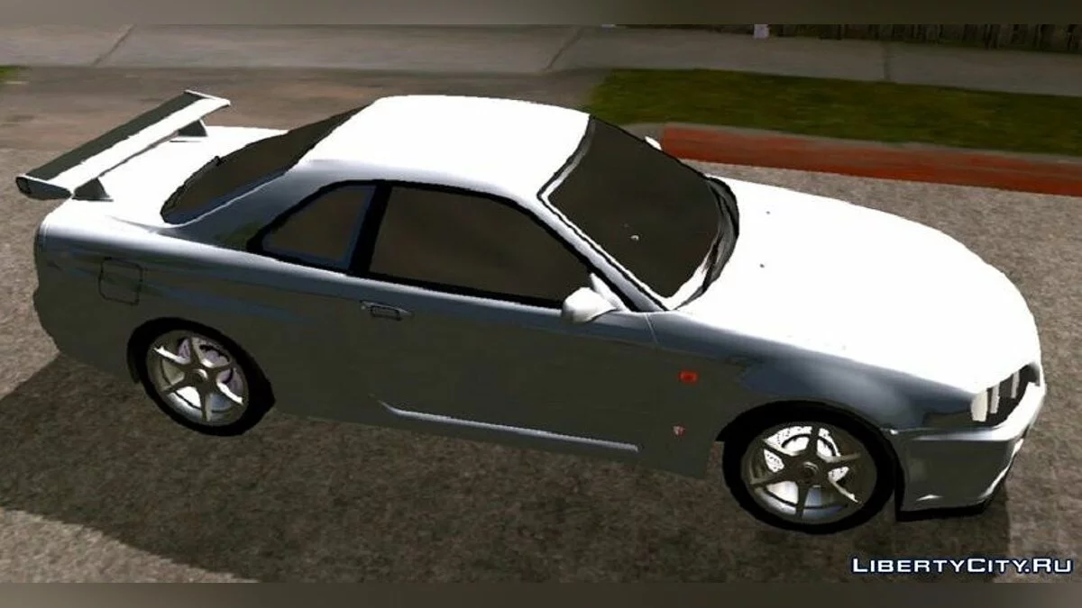 日产 Skyline GT-R R34 V-Spec / GTA San Andreas (iOS, Android)