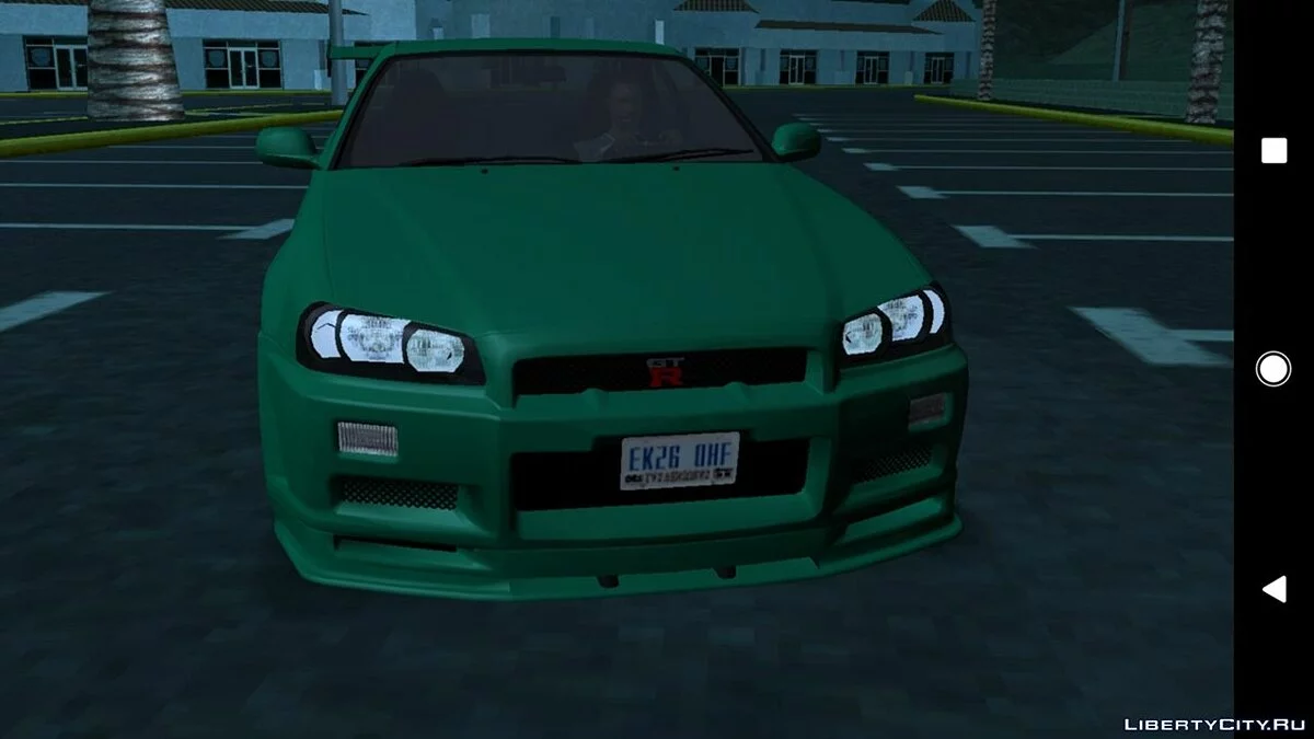 Nissan Skyline GT-R R34 v3.0 (apenas DFF) / GTA San Andreas (iOS, Android)
