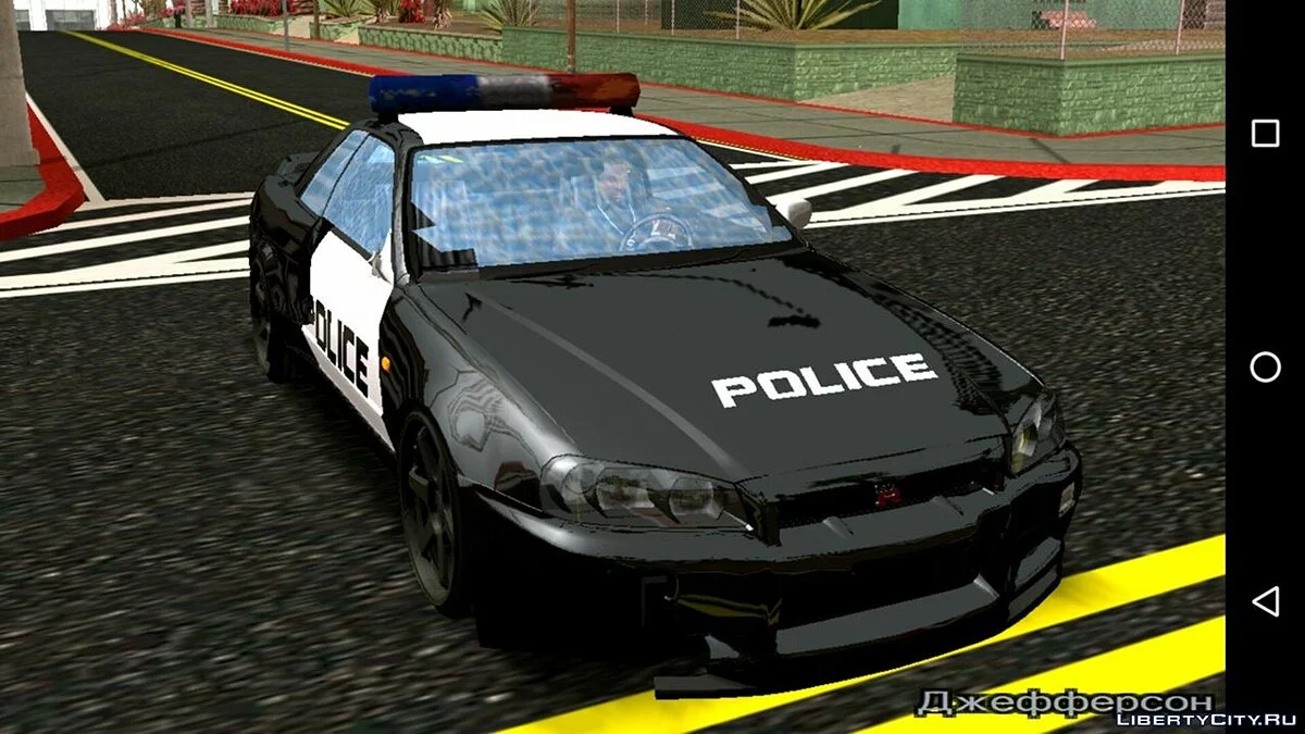 Nissan Skyline R32/34 Police (DFF only) / GTA San Andreas (iOS, Android)