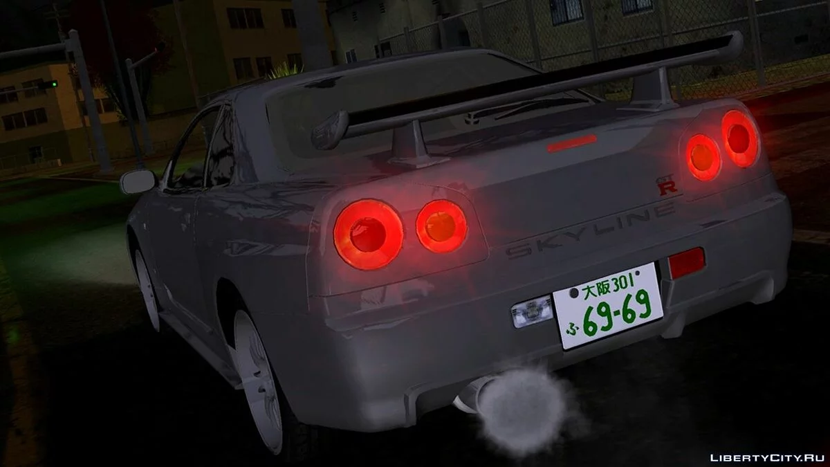 Nissan Skyline R34 GT-R (лише DFF) / GTA San Andreas (iOS, Android)