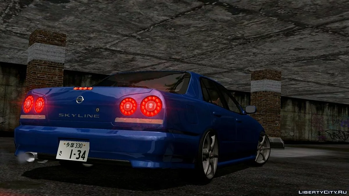 Nissan Skyline ER34 GT-R (тільки DFF) / GTA San Andreas (iOS, Android)