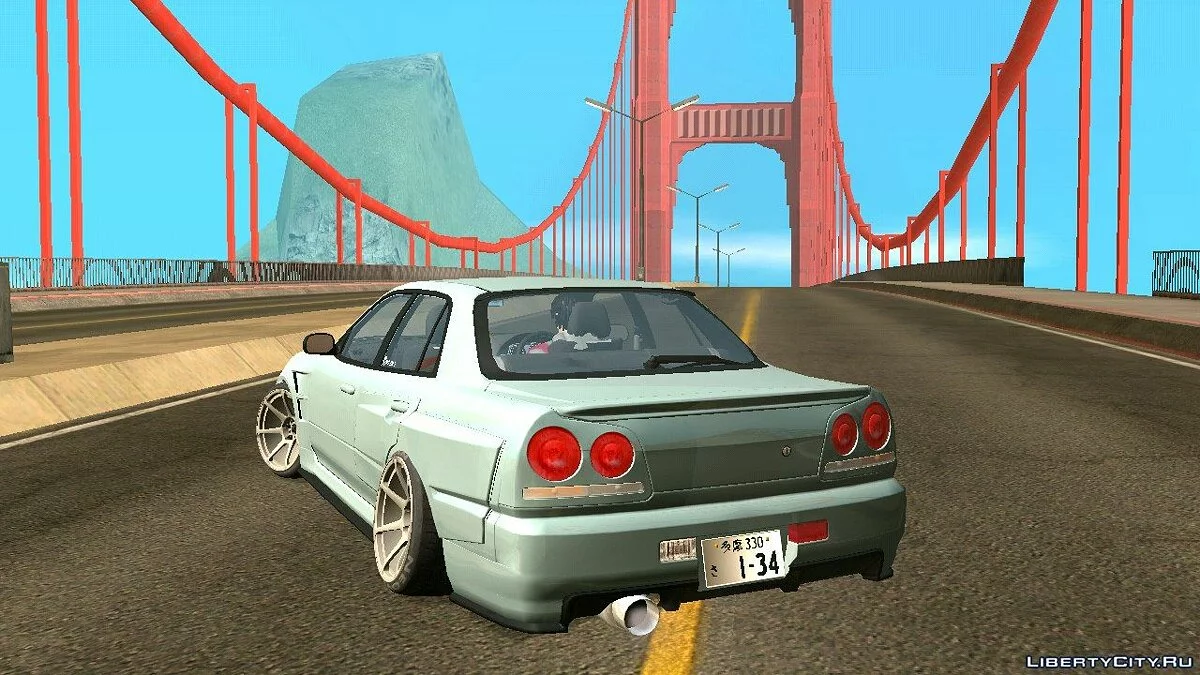 Nissan Skyline ER34 wide body (solo DFF) / GTA San Andreas (iOS, Android)