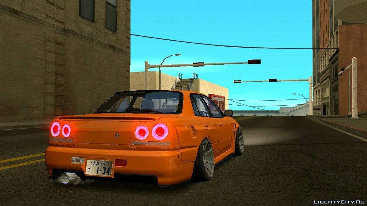 Nissan Skyline ER34 wide body (solo DFF) / GTA San Andreas (iOS, Android)