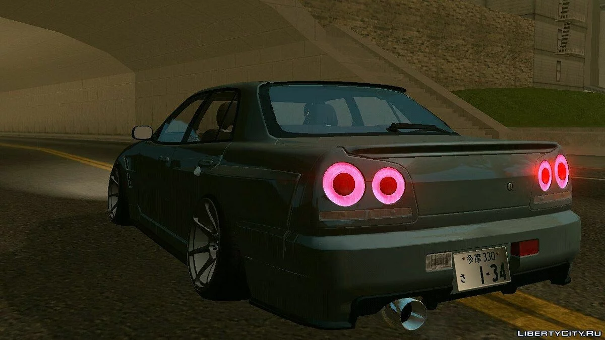 Nissan Skyline ER34 wide body (solo DFF) / GTA San Andreas (iOS, Android)