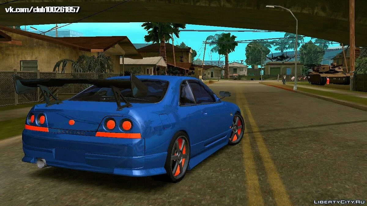 نيسان سكايلاين آر 33 إس جي إم (DFF فقط) / GTA سان أندرياس (iOS، أندرويد)