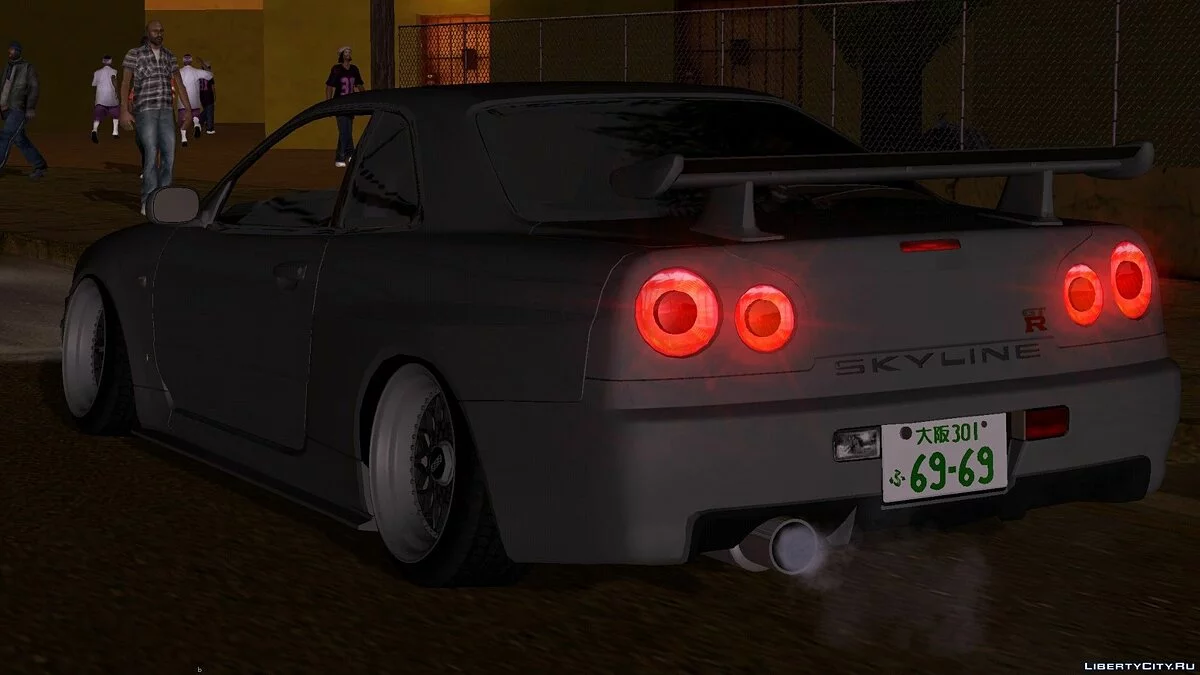 نيسان Skyline R34 GT-R (DFF فقط) / GTA سان أندرياس (iOS، أندرويد)