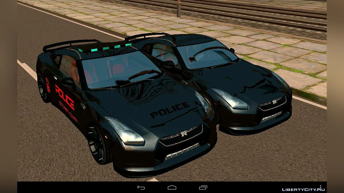 Nissan GT-R - Поліція (тільки DFF) / GTA San Andreas (iOS, Android)