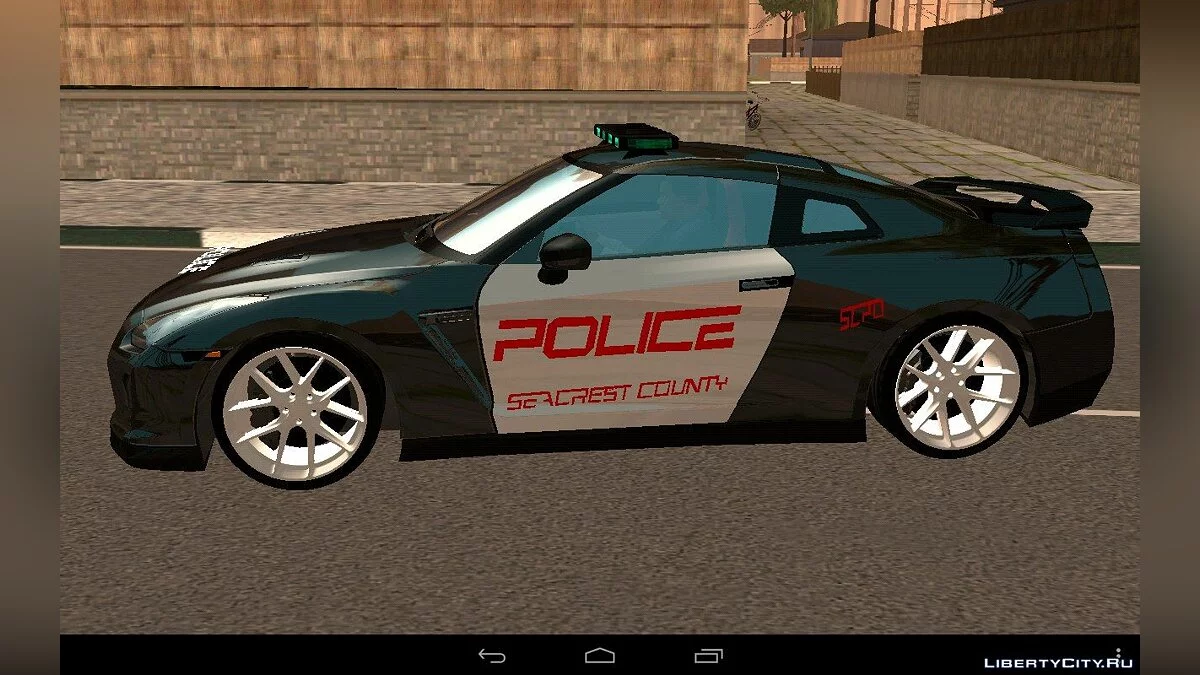 Nissan GT-R - Поліція (тільки DFF) / GTA San Andreas (iOS, Android)
