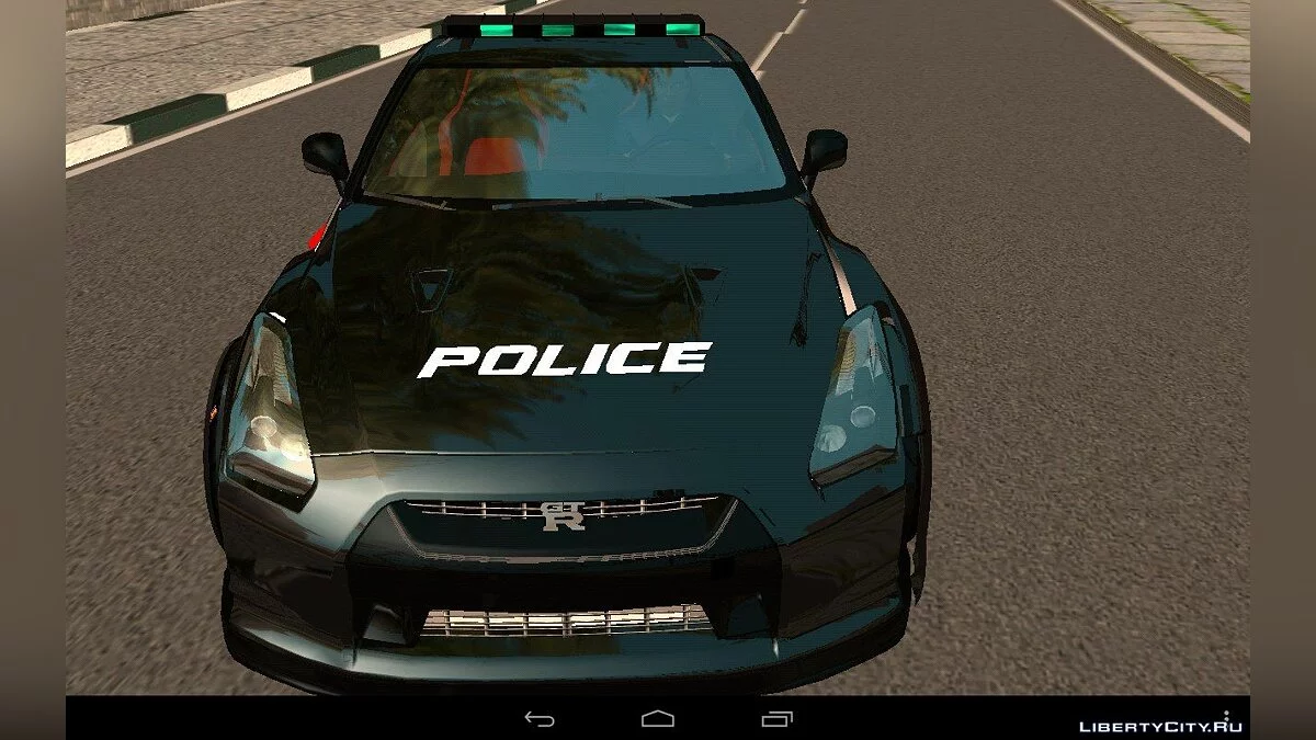 Nissan GT-R - Поліція (тільки DFF) / GTA San Andreas (iOS, Android)