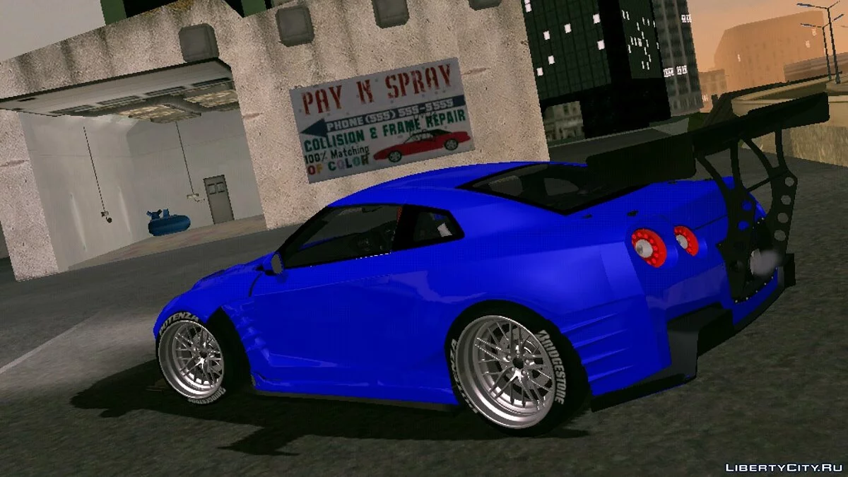 Nissan GTR R35 Bensopra 2012 / GTA San Andreas (iOS, Android)