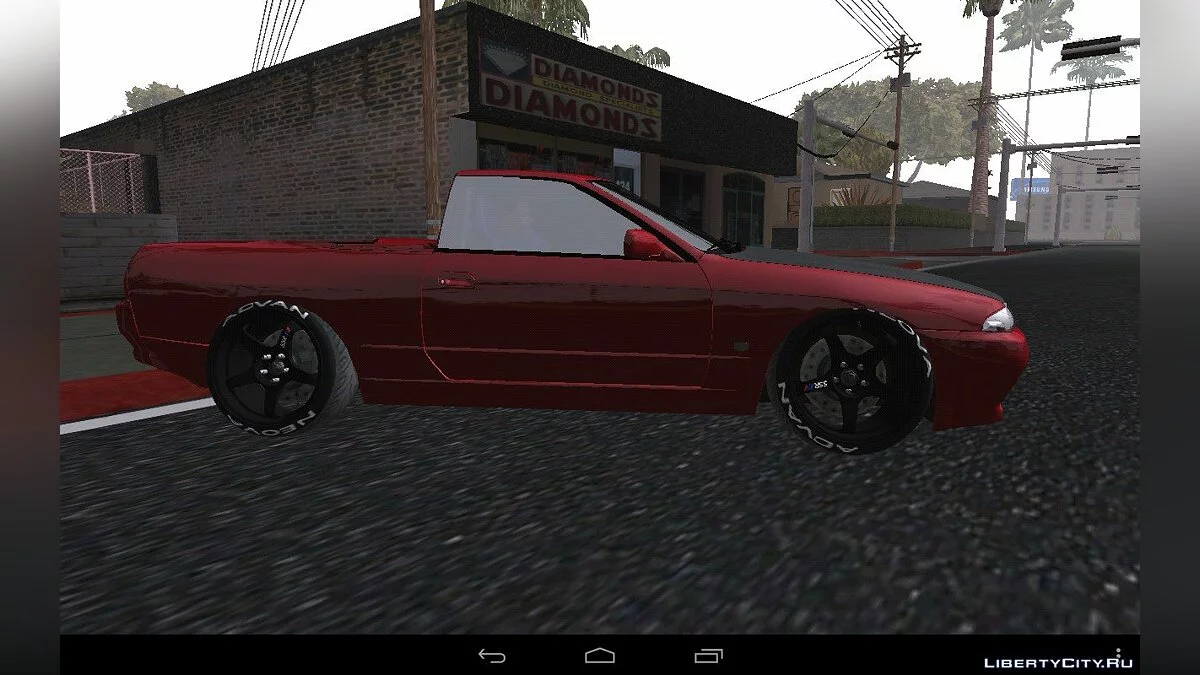 نيسان سكاي لاين ار 32 دريفت (DFF فقط) / GTA سان أندرياس (iOS، أندرويد)
