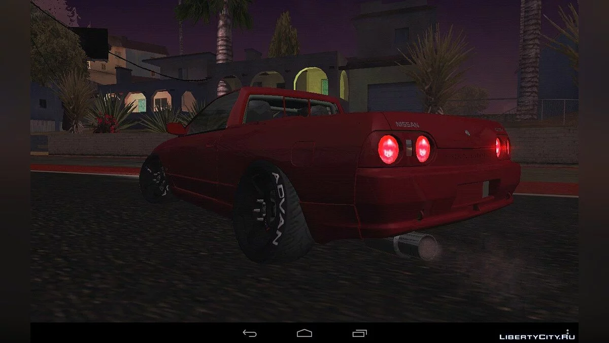 نيسان سكاي لاين ار 32 دريفت (DFF فقط) / GTA سان أندرياس (iOS، أندرويد)