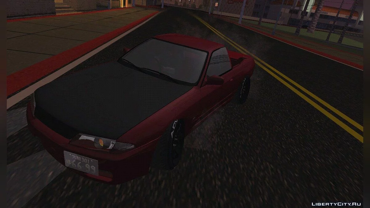 نيسان سكاي لاين ار 32 دريفت (DFF فقط) / GTA سان أندرياس (iOS، أندرويد)