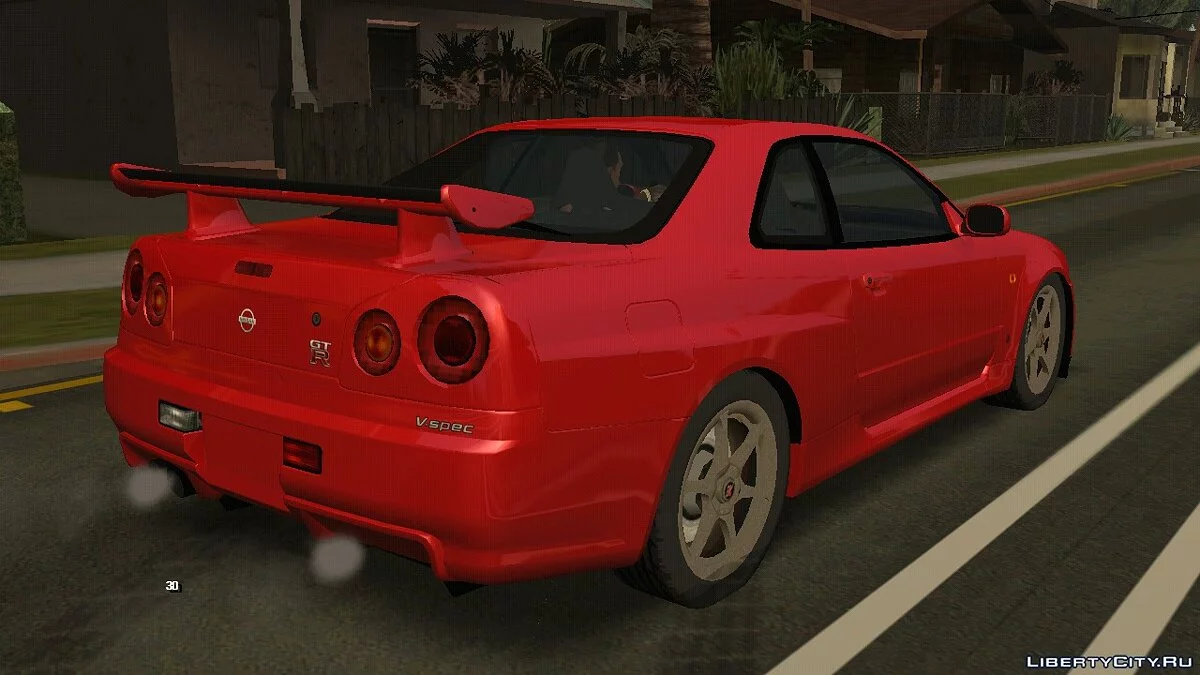 Nissan Skyline GT-R V-Spec (R34) / GTA San Andreas (iOS, Android)