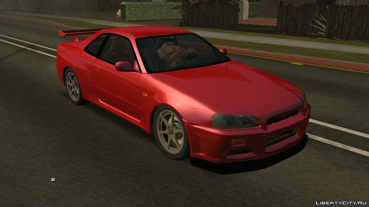 Nissan Skyline GT-R V-Spec (R34) / GTA San Andreas (iOS, Android)