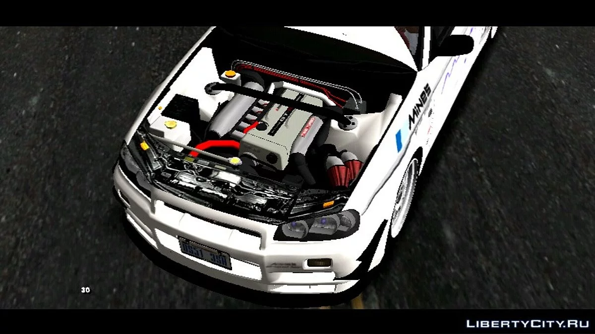 1999 Mine's R34 Nissan Skyline GT-R / GTA San Andreas (iOS, Android)