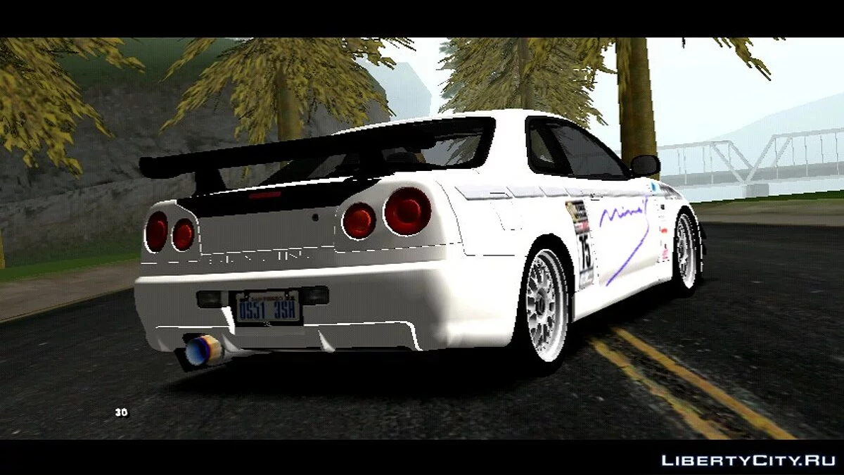 1999 Mine's R34 Nissan Skyline GT-R / GTA San Andreas (iOS, Android)