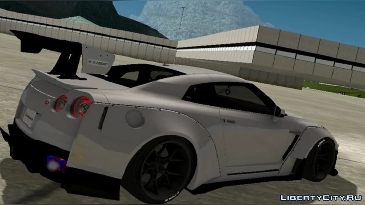 Aimgain GT Тип-2 Nissan GTR R35 (SA вогні) / GTA San Andreas (iOS, Android)