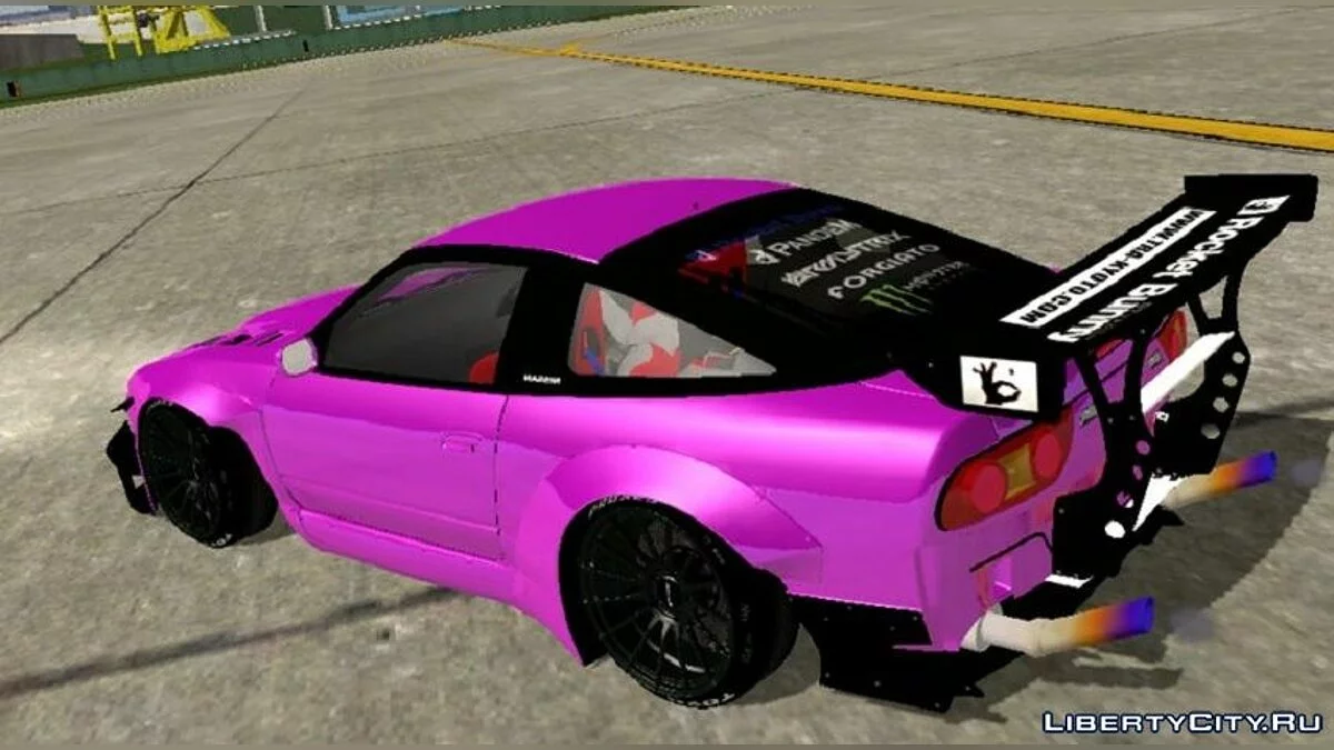 Rocket Bunny Nissan 180SX Тип X / GTA San Andreas (iOS, Android)