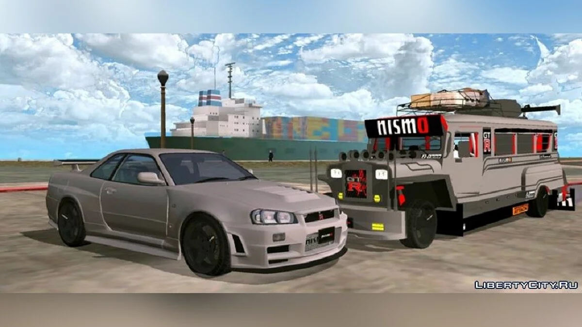 Nissan Skyline GTR R34 Nismo Z-Tune / GTA سان أندرياس (iOS، أندرويد)