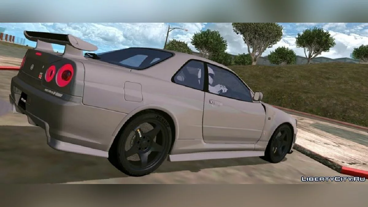 Nissan Skyline GTR R34 Nismo Z-Tune / GTA سان أندرياس (iOS، أندرويد)