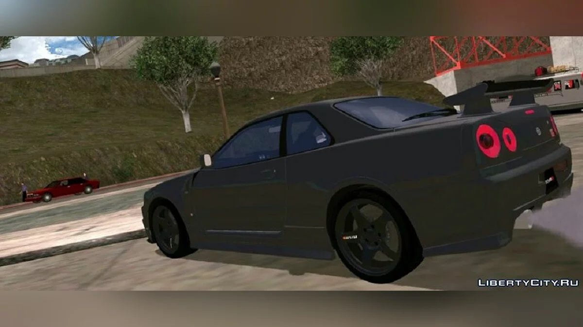 Nissan Skyline GTR R34 Nismo Z-Tune / GTA سان أندرياس (iOS، أندرويد)