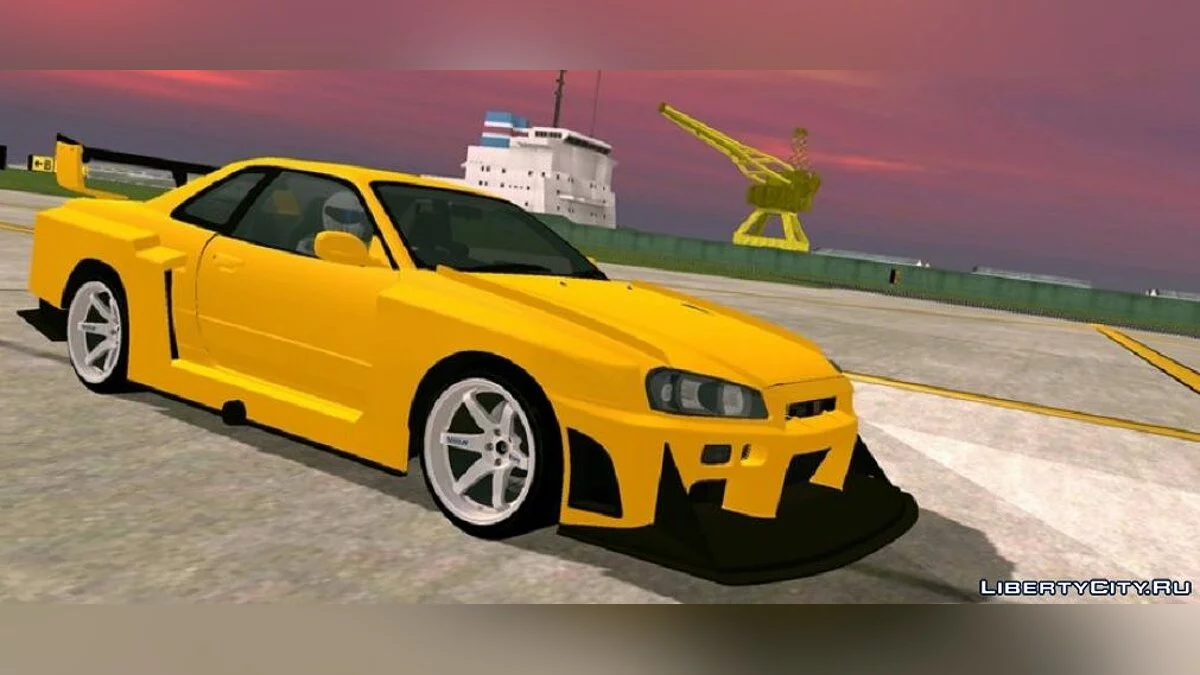 Nissan Skyline GTR R34 / GTA San Andreas (iOS, Android)