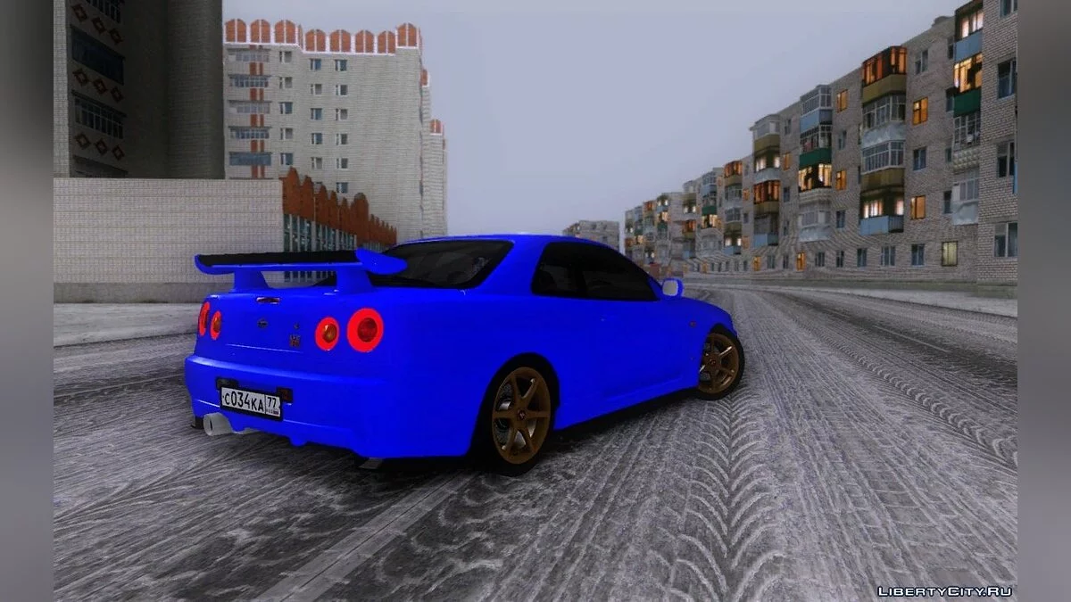 Nissan Skyline R34 GT-R Оригінал / GTA San Andreas (iOS, Android)