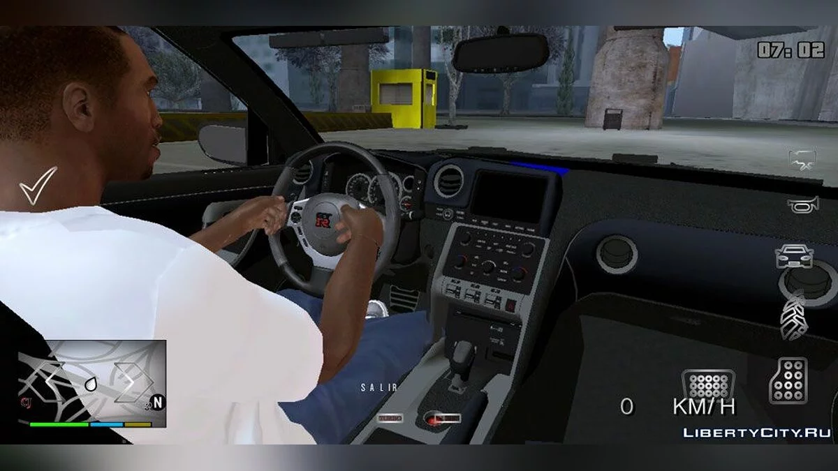 Nissan GTR R35 Polizei / GTA San Andreas (iOS, Android)