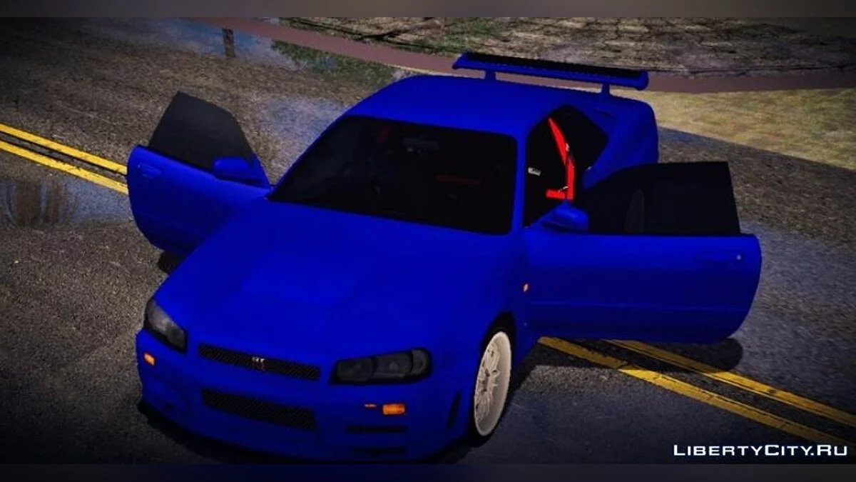 Nissan GTR R34 2002 F4 / GTA San Andreas (iOS, Android)