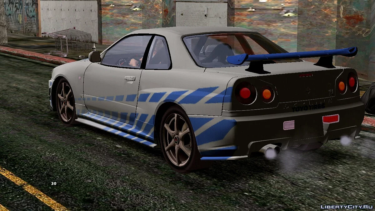 Nissan Skyline GTR R34 V-Spec 2 / GTA San Andreas (iOS, Android)