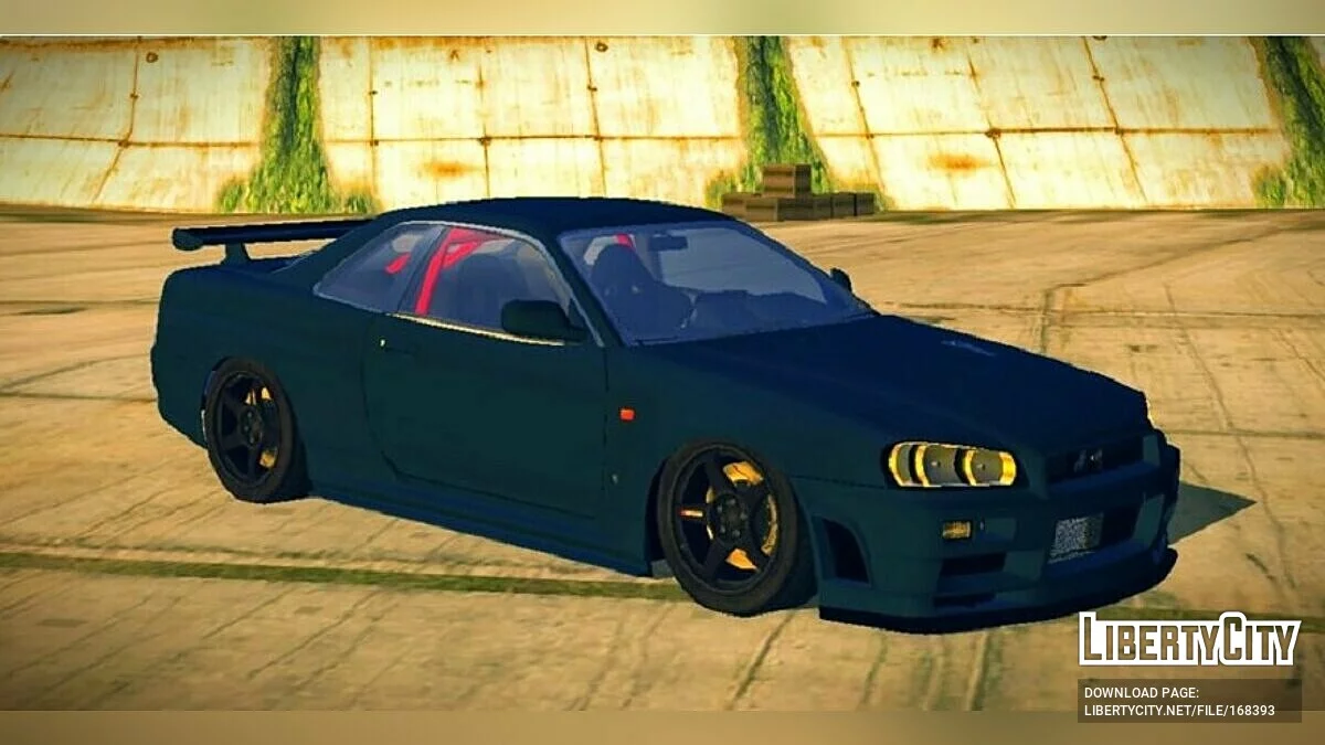 Nissan GTR R34 F4 / GTA San Andreas (iOS, Android)