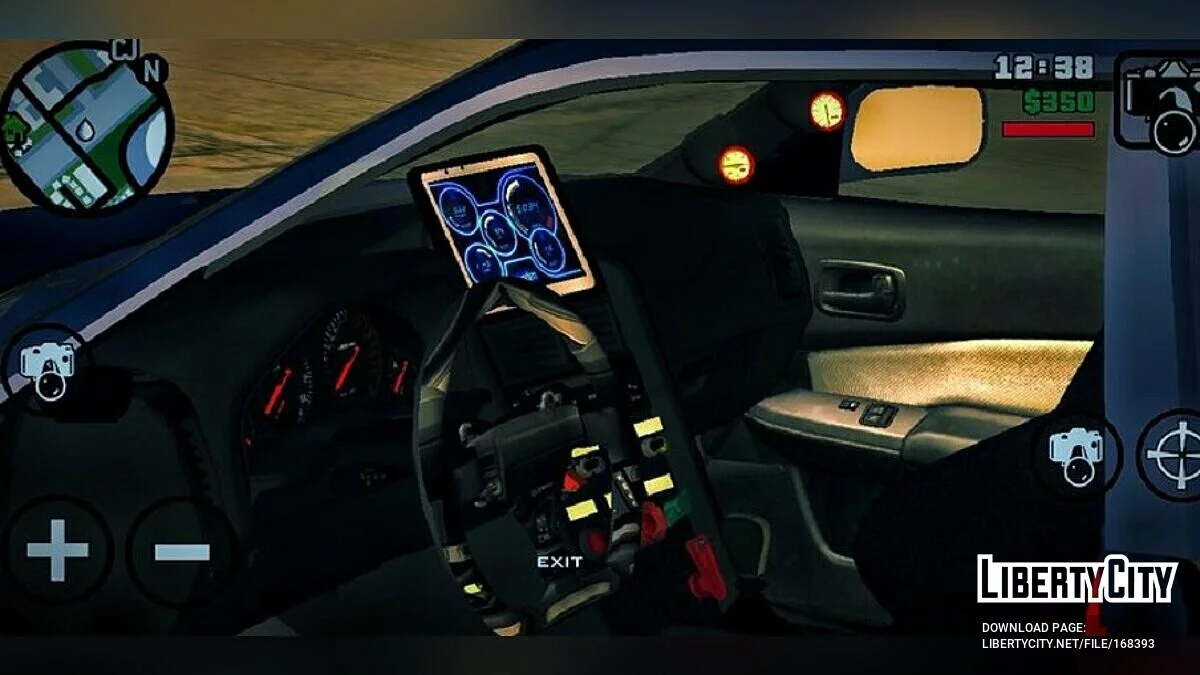 Nissan GTR R34 F4 / GTA San Andreas (iOS, Android)