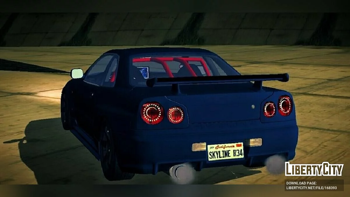 Nissan GTR R34 F4 / GTA San Andreas (iOS, Android)