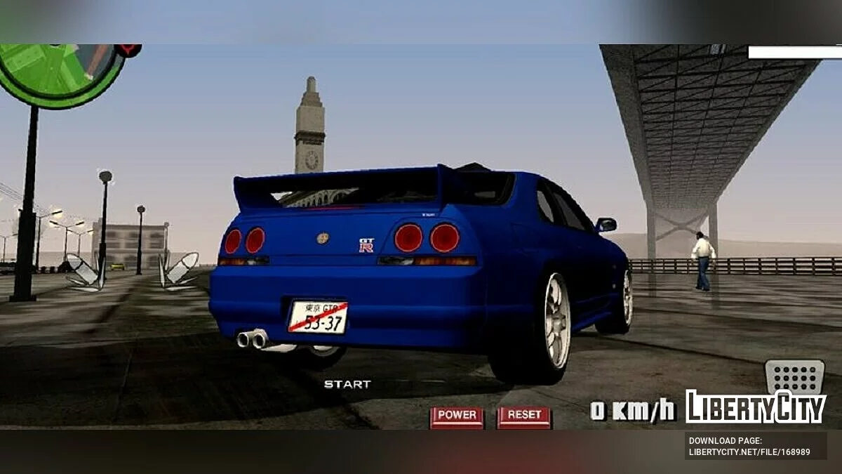 1997 N.Skyline GT-R R33 V-Spec / GTA San Andreas (iOS, Android)