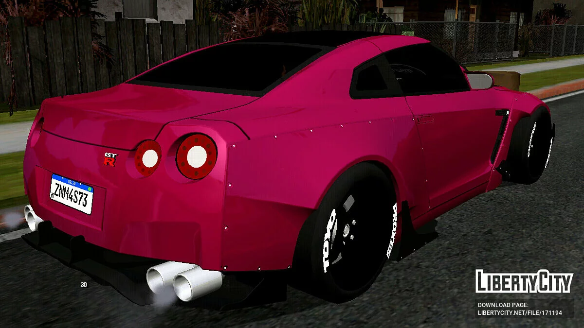 Nissan GT-R35 Rocket Bunny (apenas DFF) / GTA San Andreas (iOS, Android)
