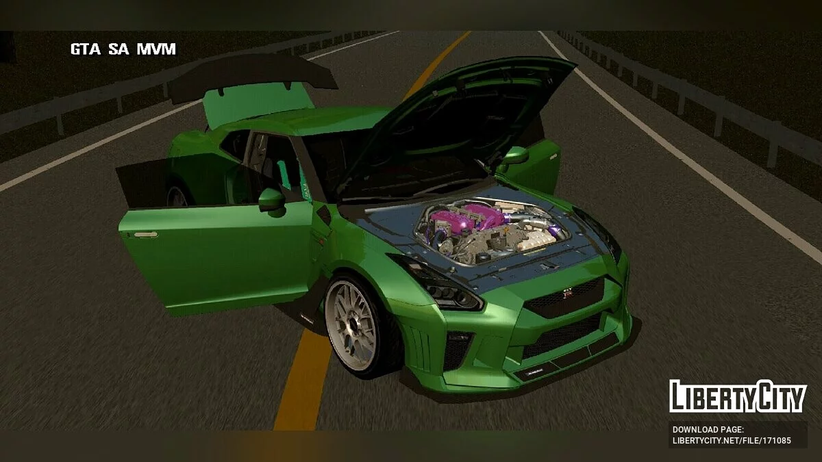 Nissan GTR R35 / GTA San Andreas (iOS, Android)