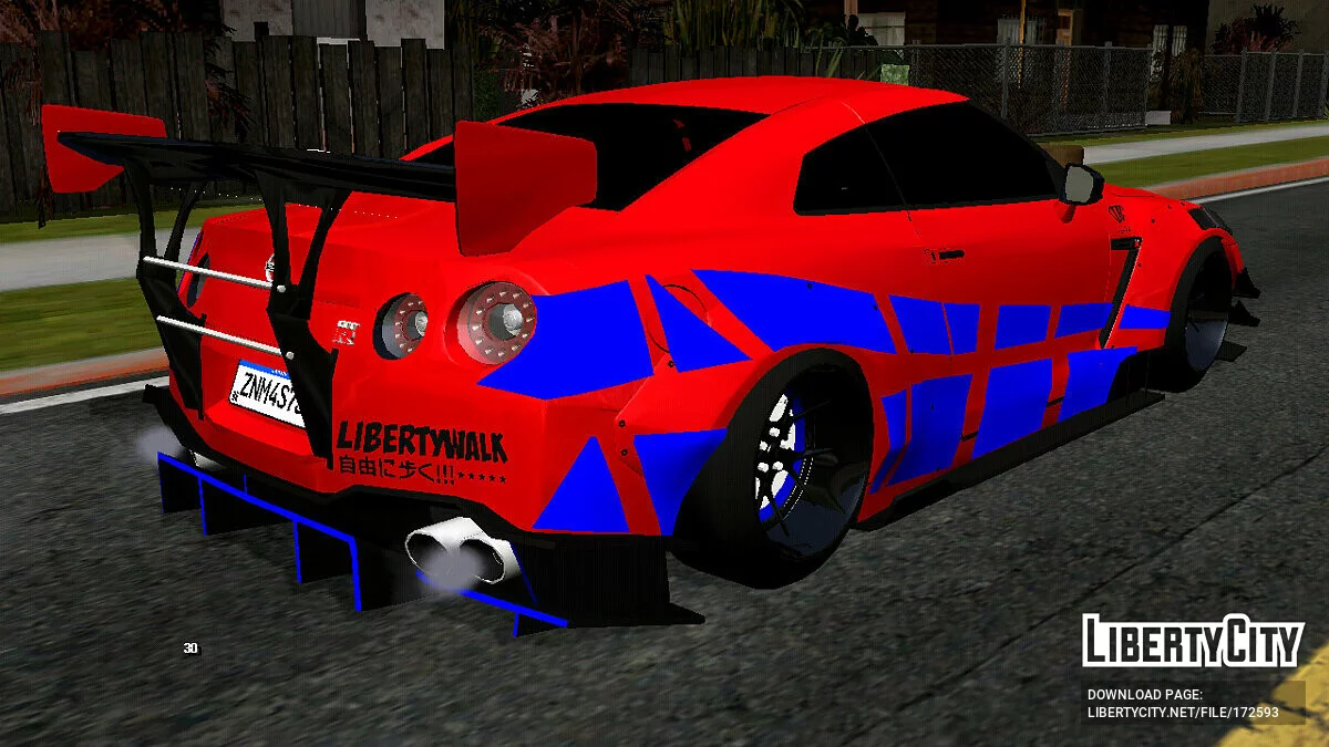 Nissan GTR R35 (только DFF) / GTA San Andreas (iOS, Android)