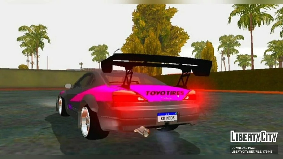 نيسان سيلفيا S15 الأداء / GTA سان أندرياس (iOS، أندرويد)