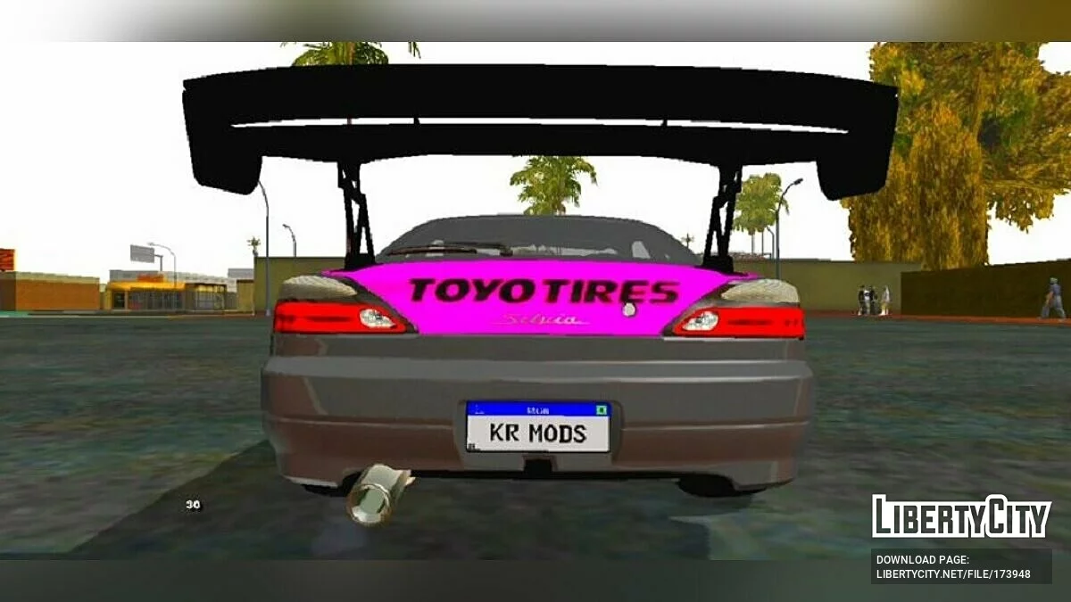 نيسان سيلفيا S15 الأداء / GTA سان أندرياس (iOS، أندرويد)
