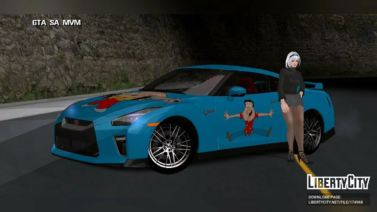 日产GTR 35 / GTA San Andreas (iOS, Android)