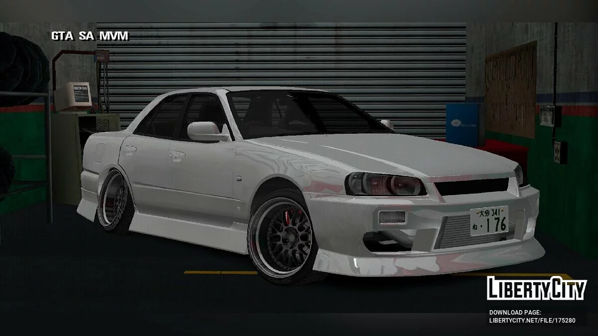 Nissan R34 / GTA San Andreas (iOS, Android)