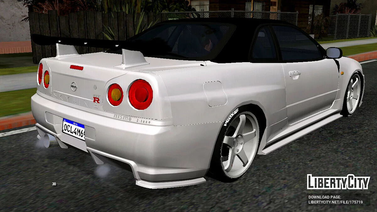 Nissan GTR R34 Custom (solo DFF) / GTA San Andreas (iOS, Android)