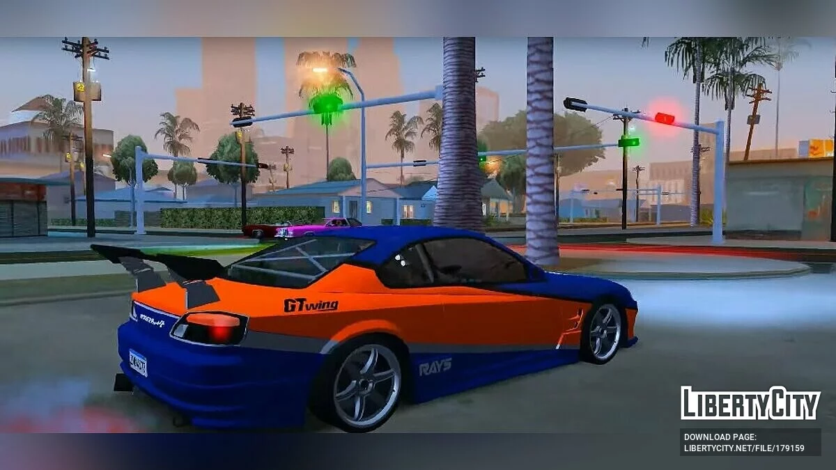 Nissan S15 MONALISA (тільки DFF) / GTA San Andreas (iOS, Android)
