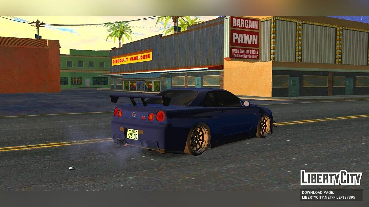 Nissan Skyline R34 (solo DFF) / GTA San Andreas (iOS, Android)