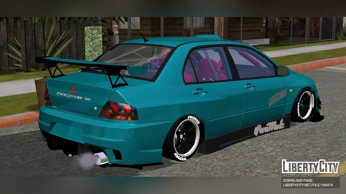 Mitsubishi Lancer Evolution VII (Only DFF) / GTA San Andreas (iOS, Android)