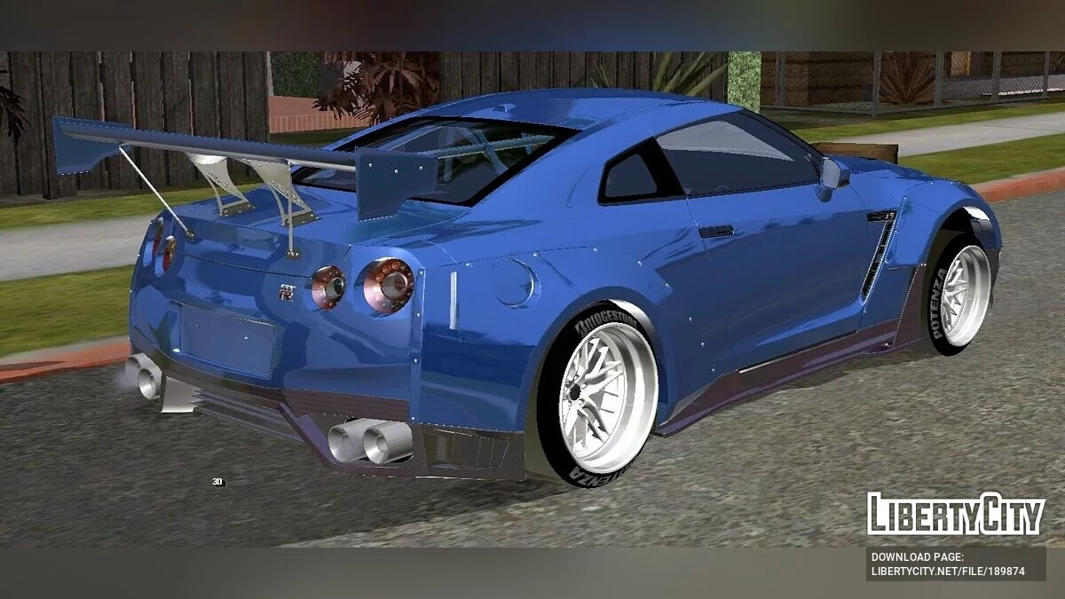 日产 GT-R R35 / GTA San Andreas (iOS, Android)