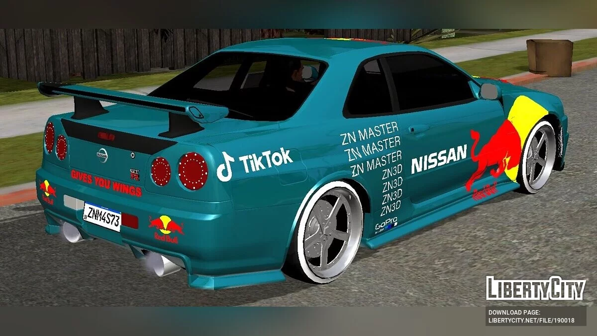 Nissan R34 (solo DFF) / GTA San Andreas (iOS, Android)